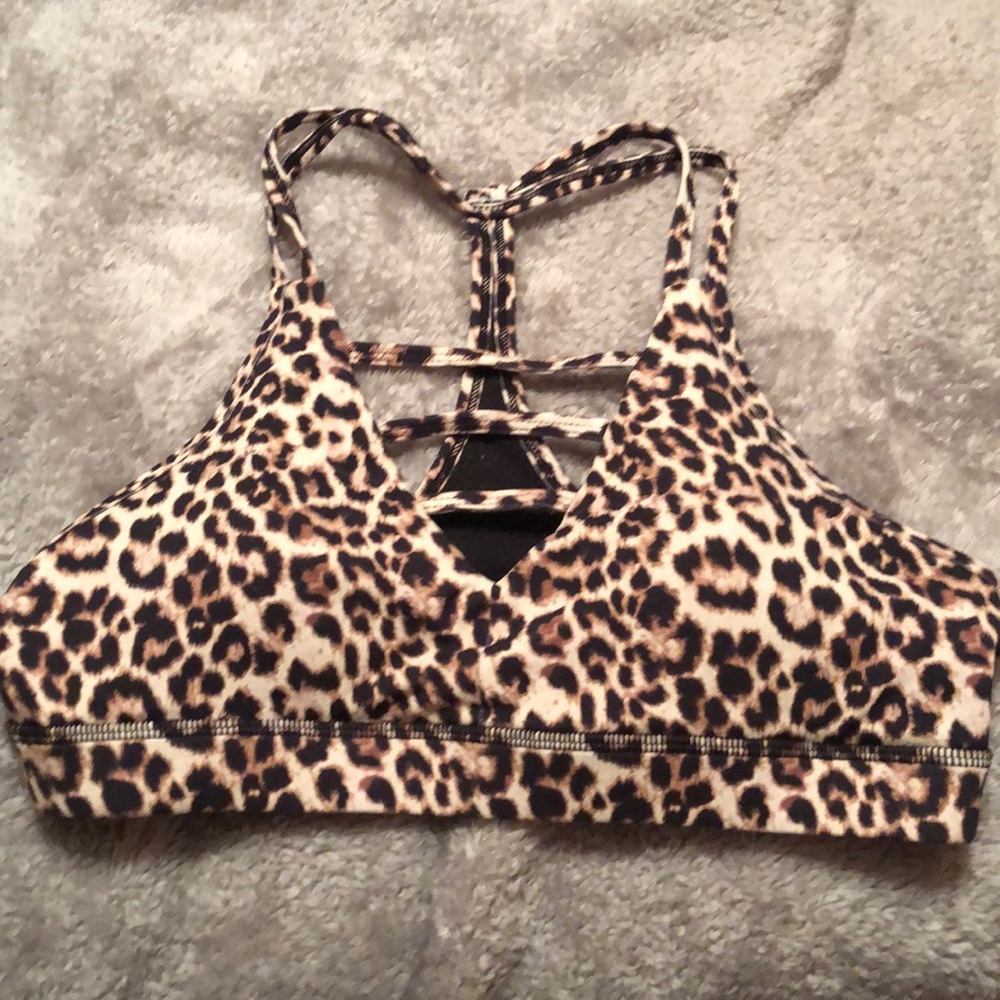 ZYIA Active Leopard Grid Sports Bra